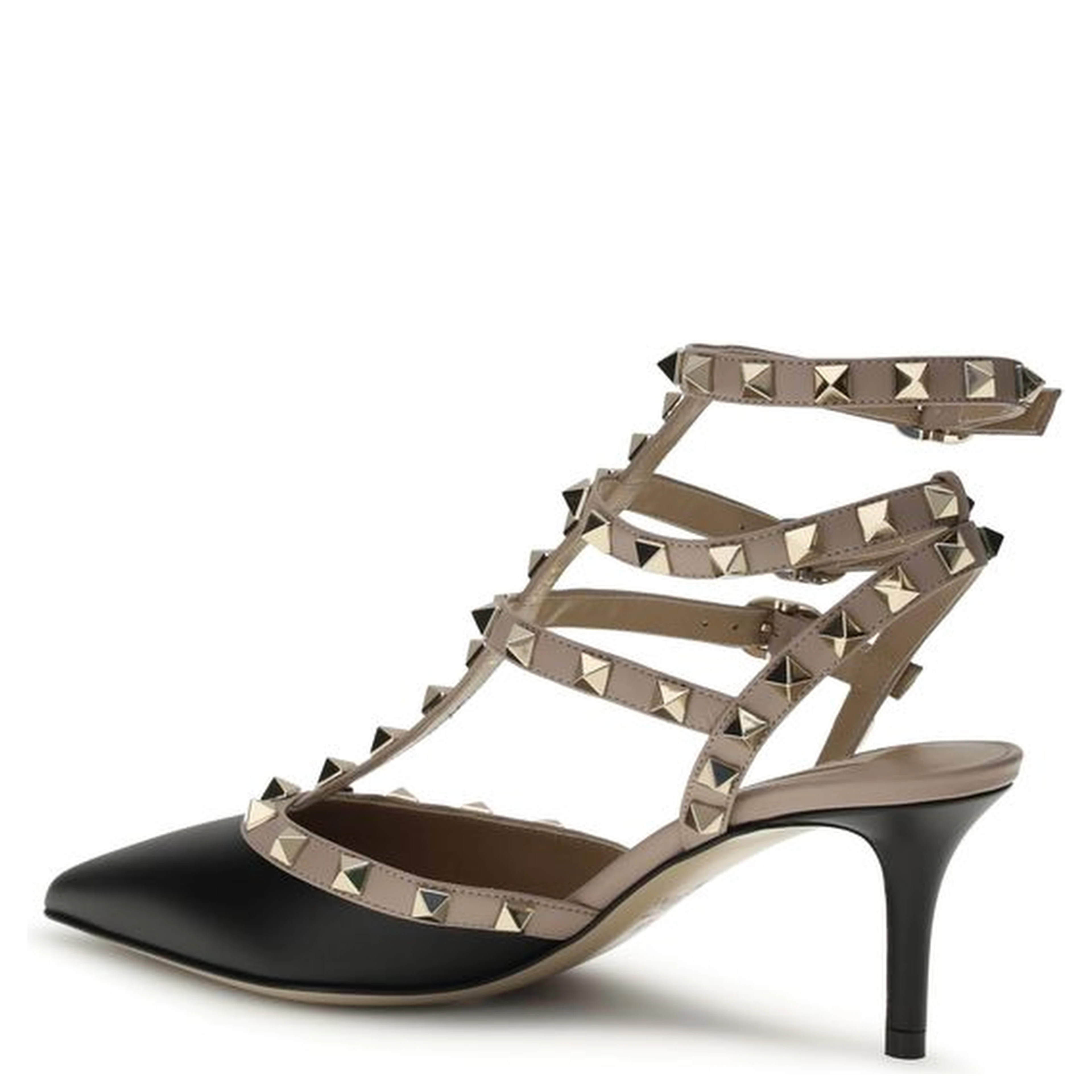 Black Calf Leather Bos Taurus High Heel Pumps