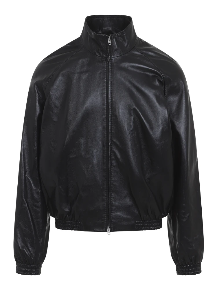 Acne Studios Leather Bomber Jacket alternative