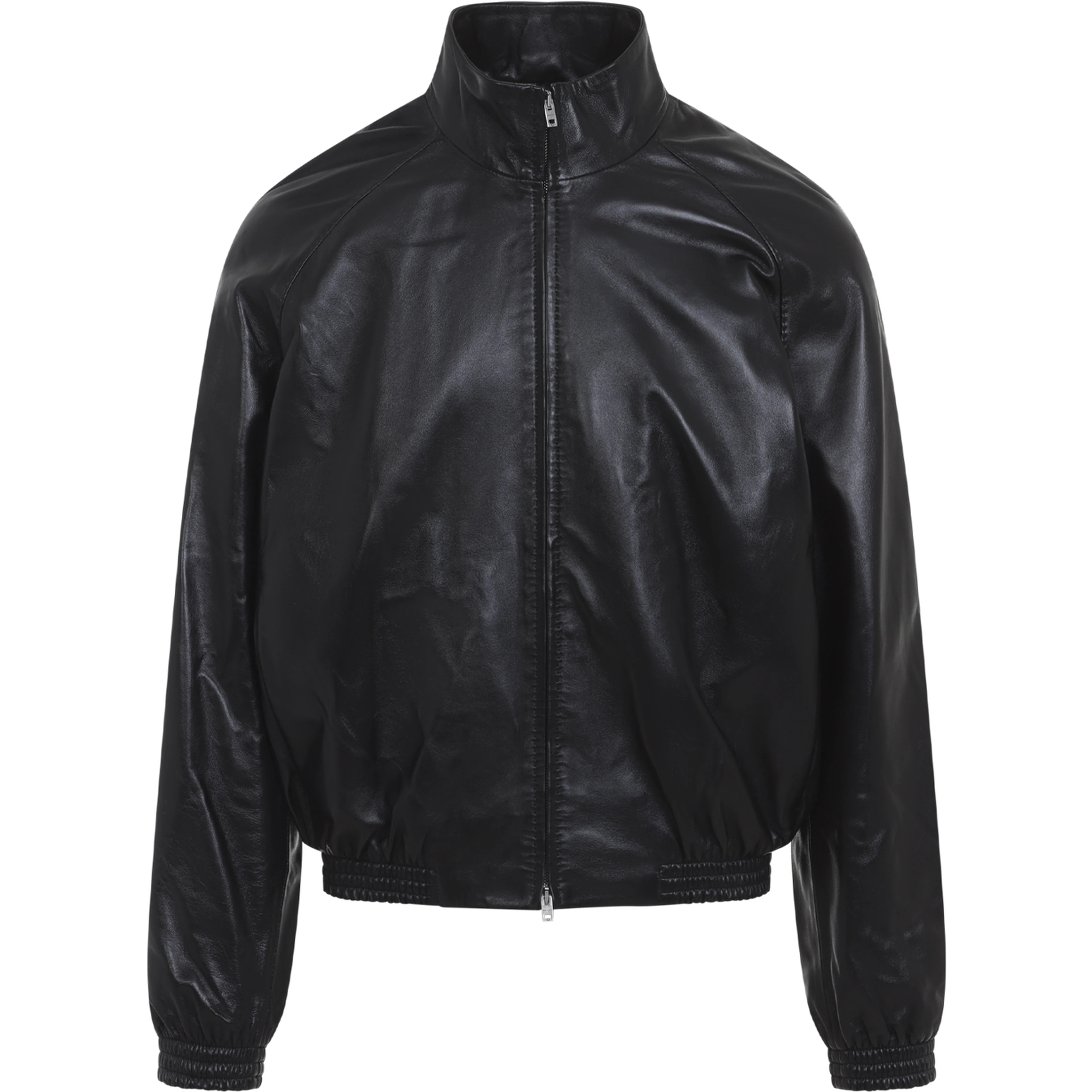 Acne Studios Leather Bomber Jacket