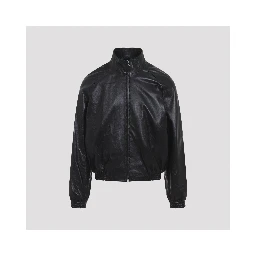 Acne Studios Leather Bomber Jacket