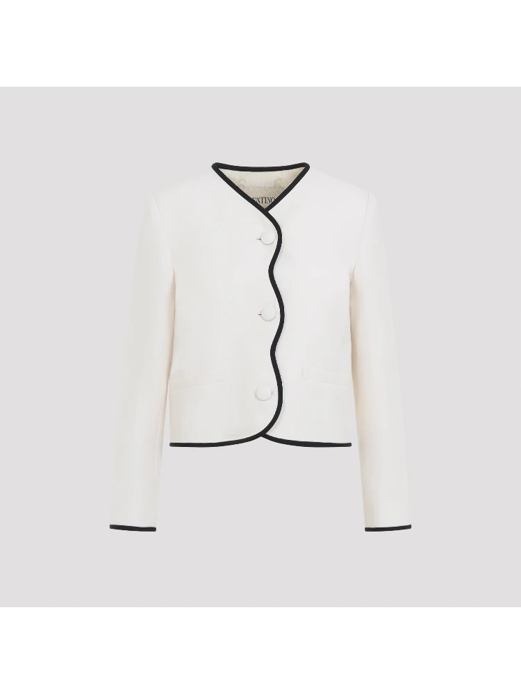Valentino Crepe Couture Jacket