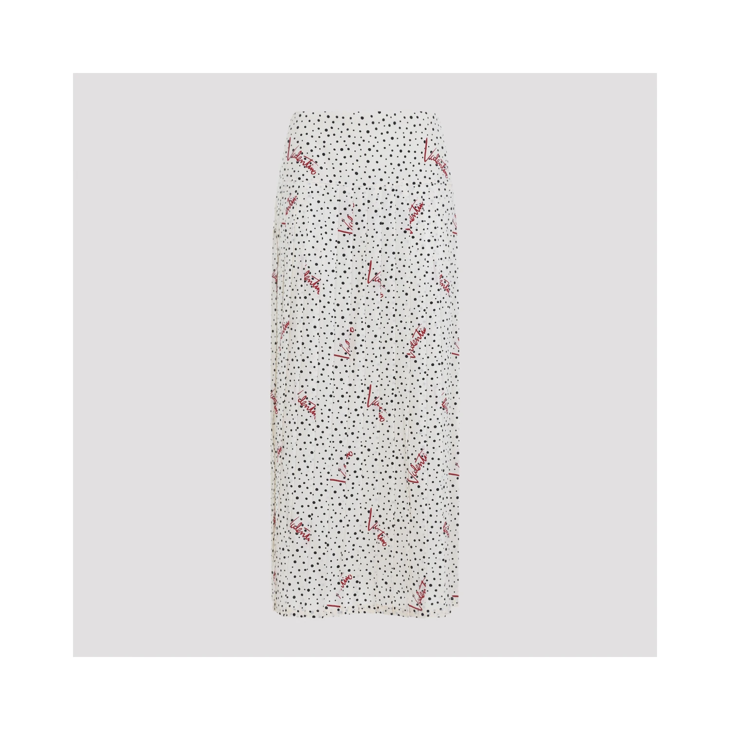 Valentino Plisse Bollicine Midi Skirt
