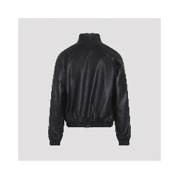 Acne Studios Leather Bomber Jacket