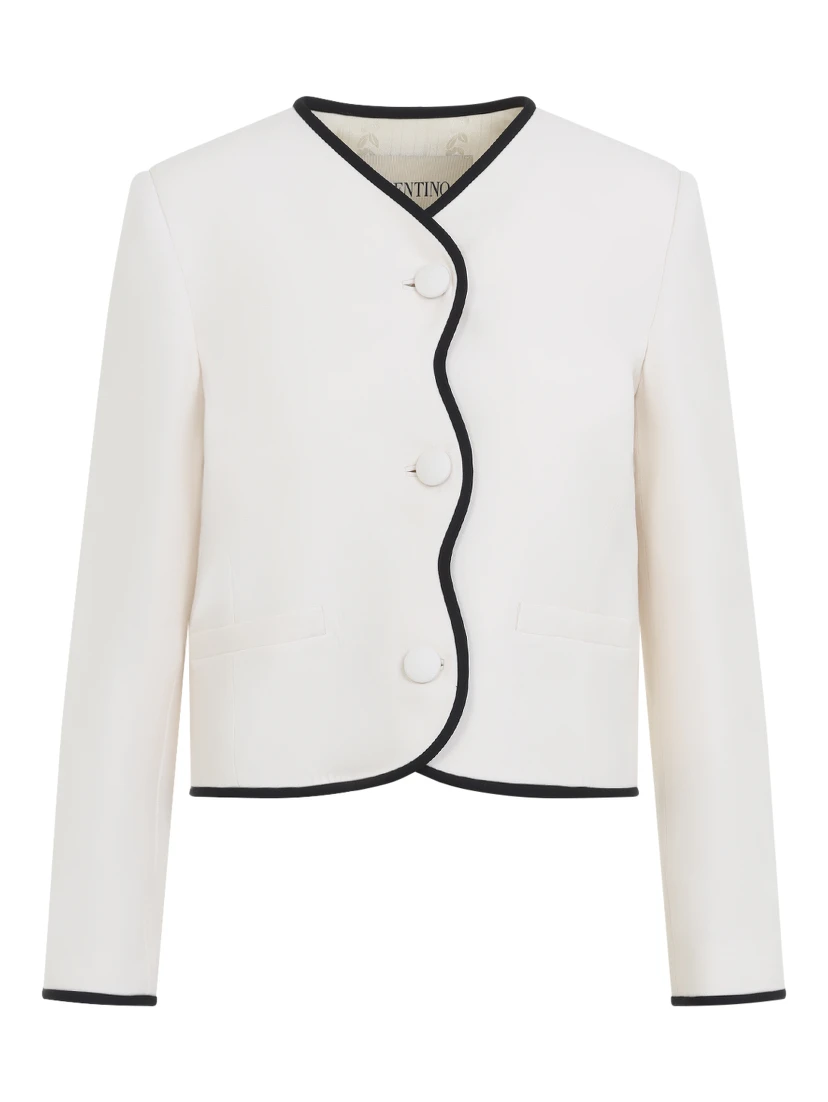 Valentino Crepe Couture Jacket