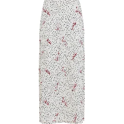 Valentino Plisse Bollicine Midi Skirt