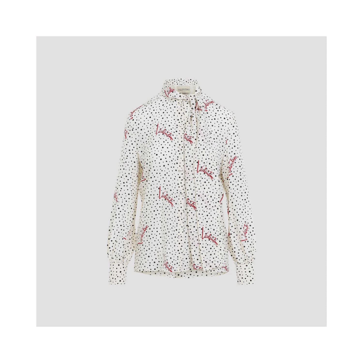 Valentino Bollicine Crepe Shirt