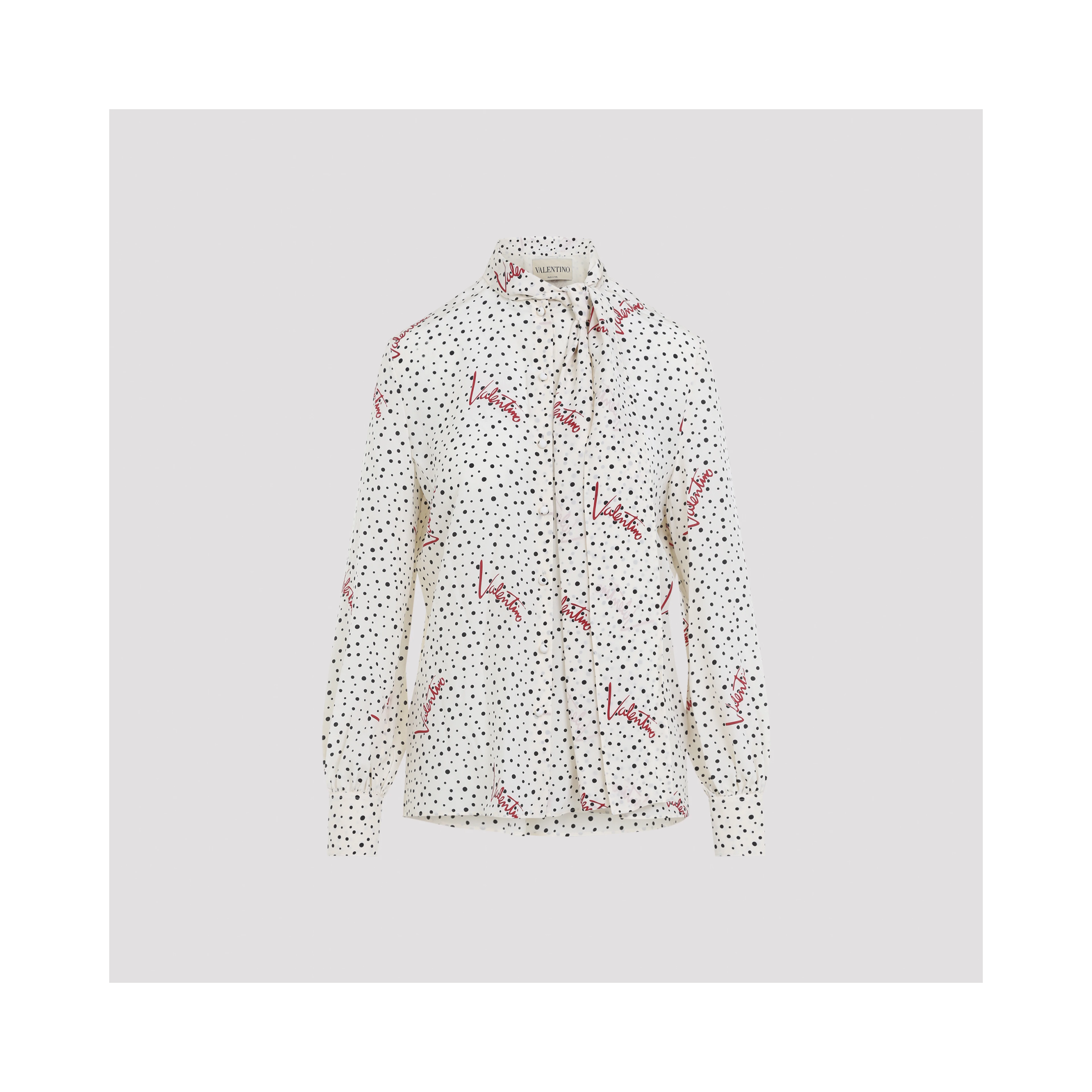 Valentino Bollicine Crepe Shirt