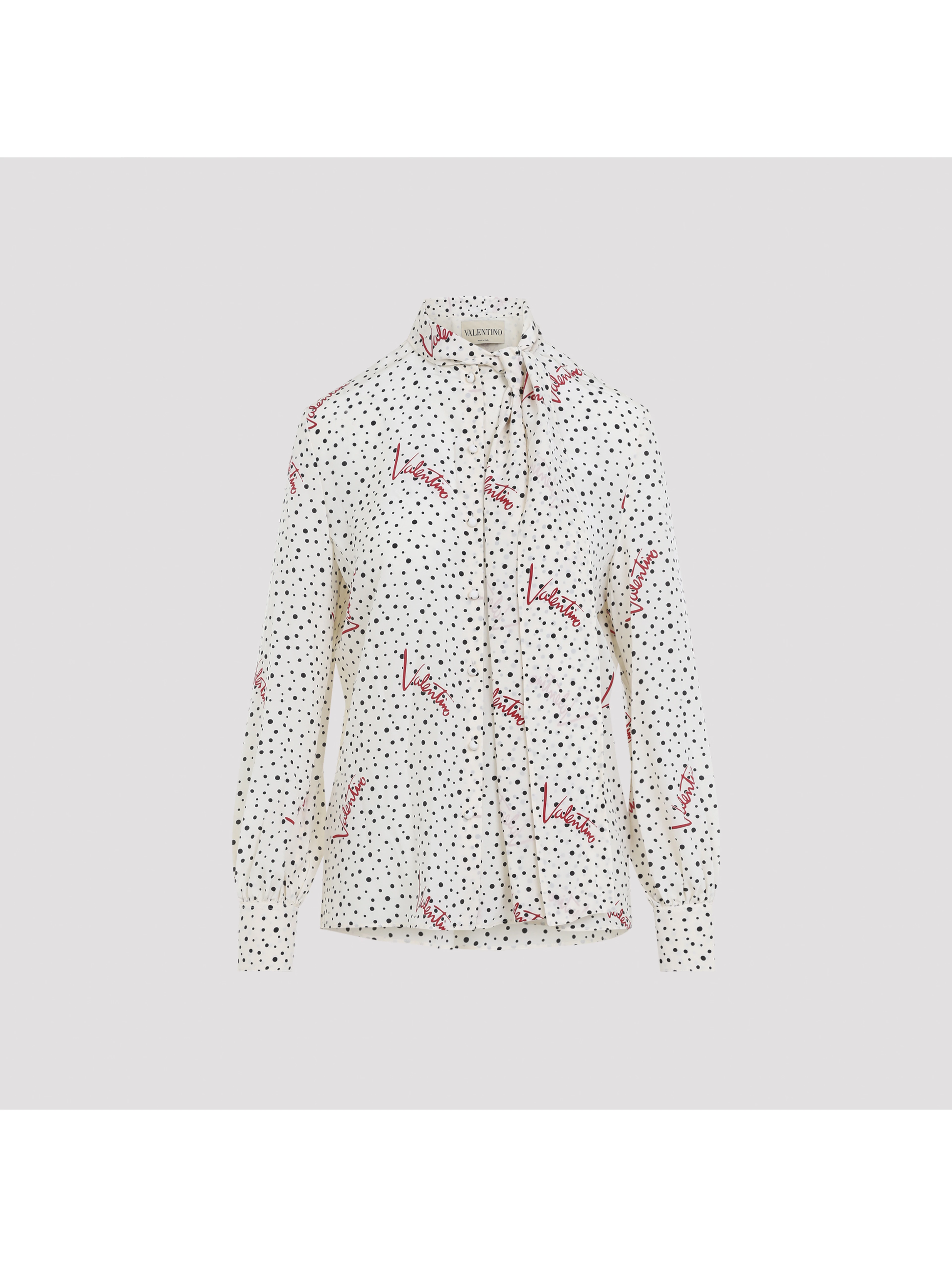 Valentino Bollicine Crepe Shirt