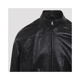 Acne Studios Leather Bomber Jacket