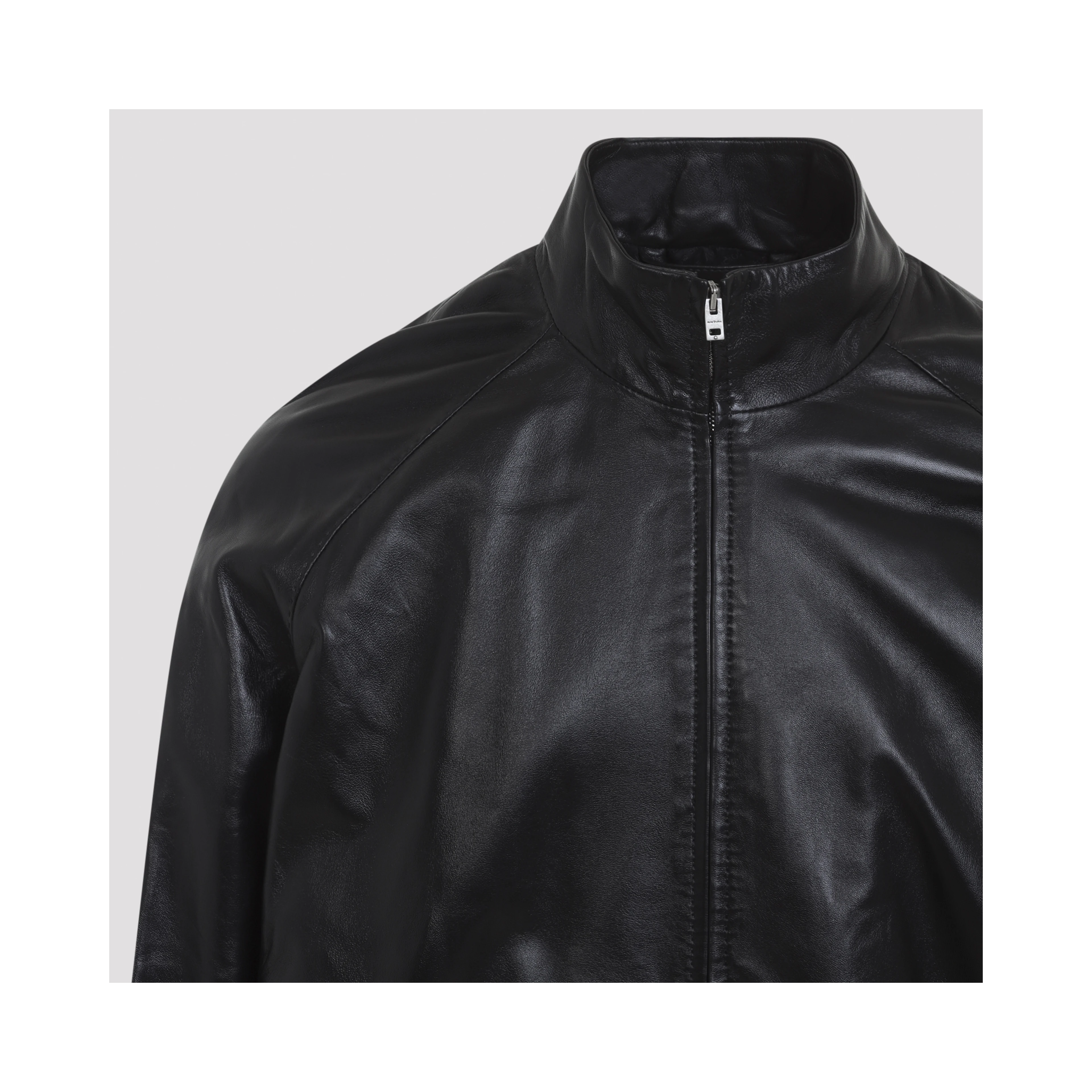Acne Studios Leather Bomber Jacket