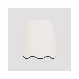 Valentino Crepe Couture Mini Skirt
