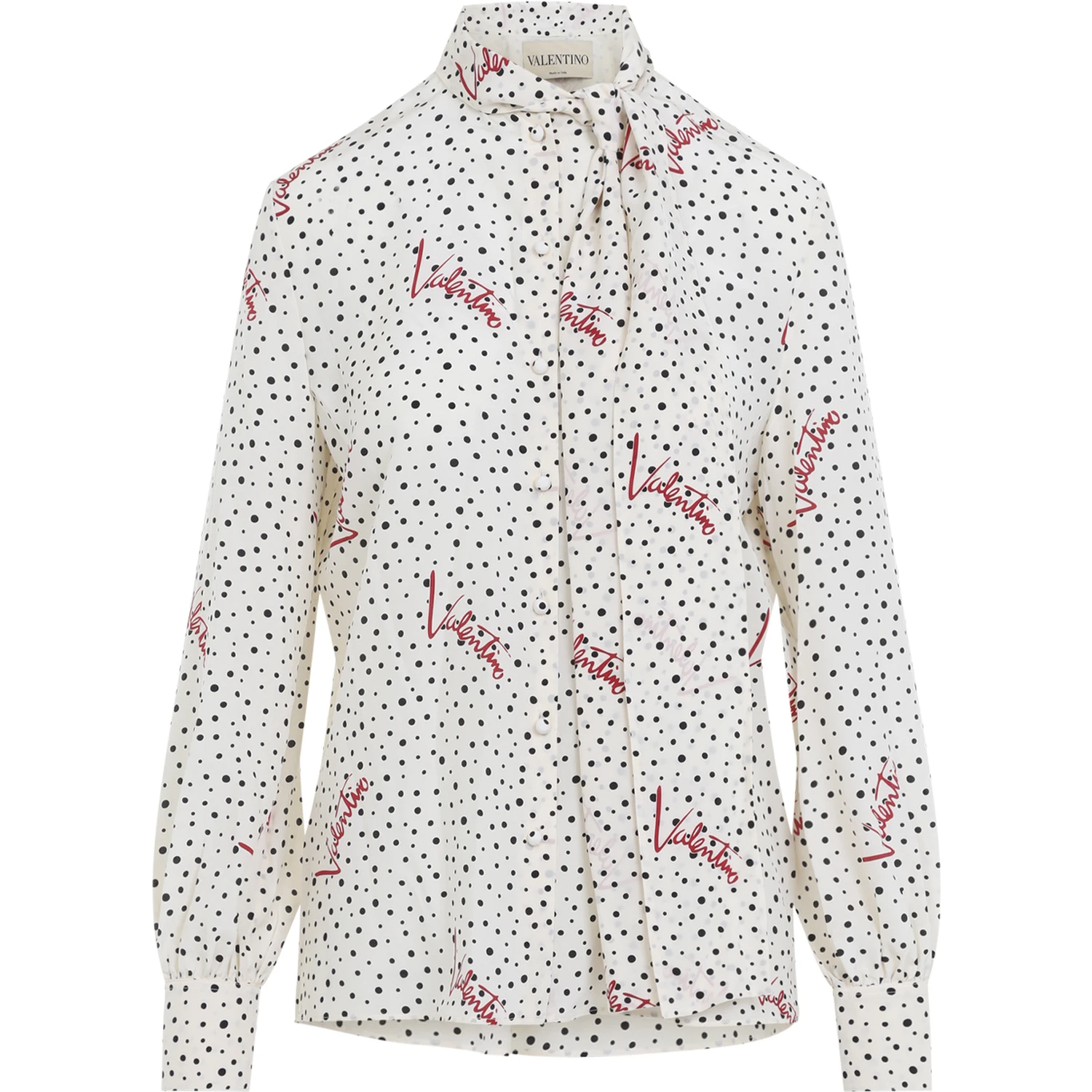Valentino Bollicine Crepe Shirt