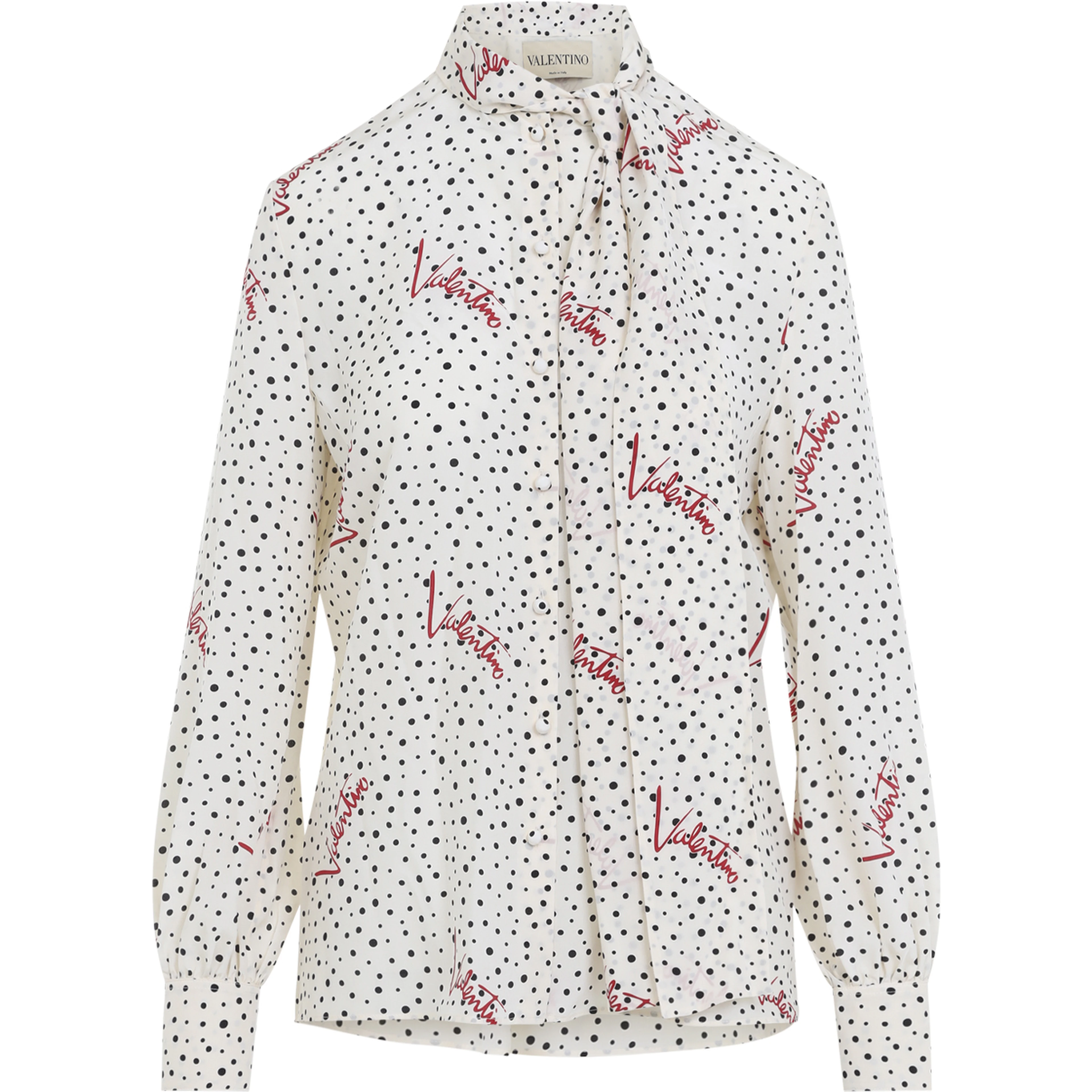 Valentino Bollicine Crepe Shirt