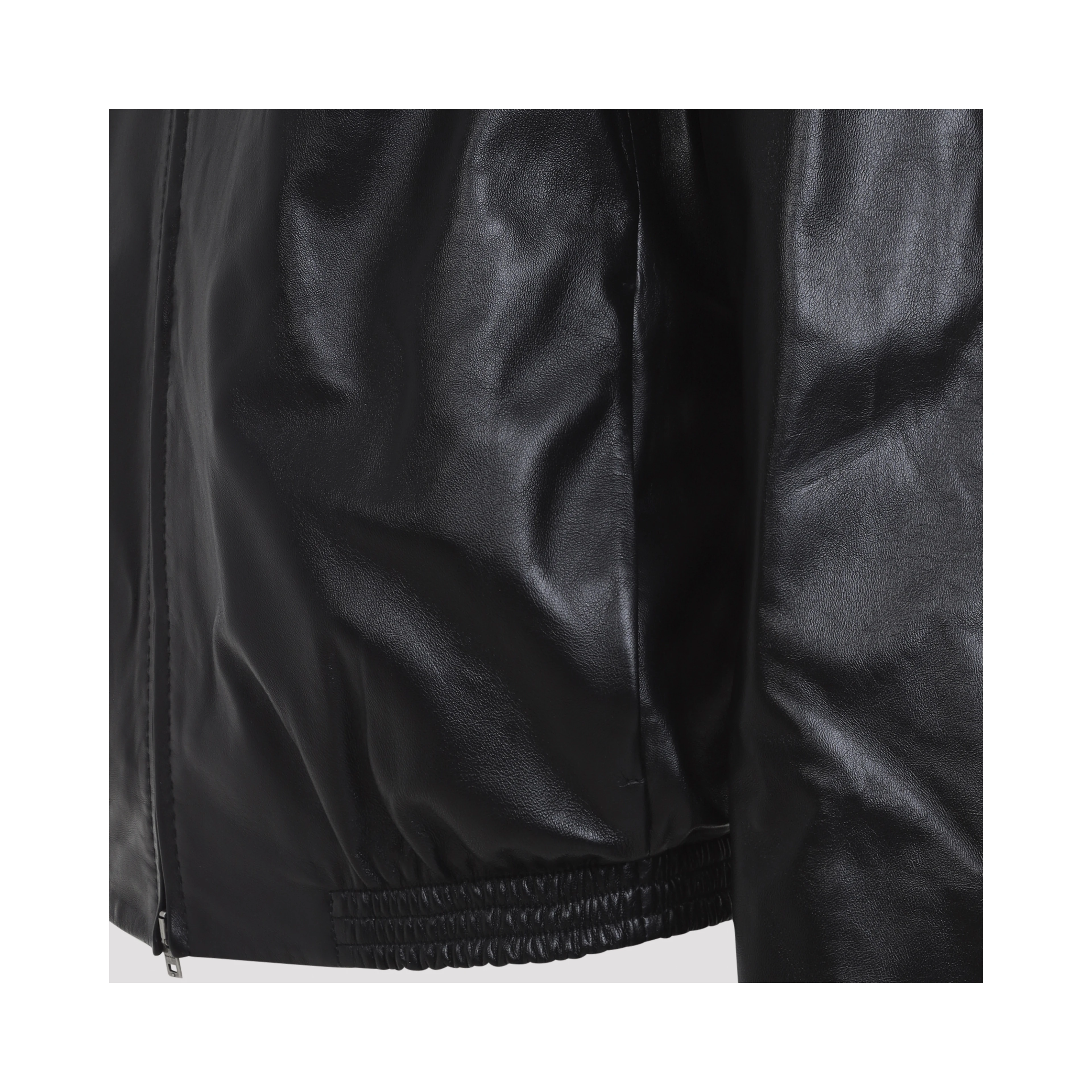 Acne Studios Leather Bomber Jacket
