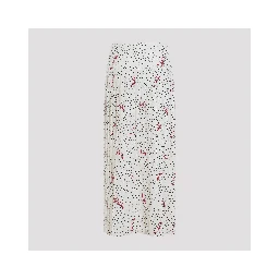 Valentino Plisse Bollicine Midi Skirt