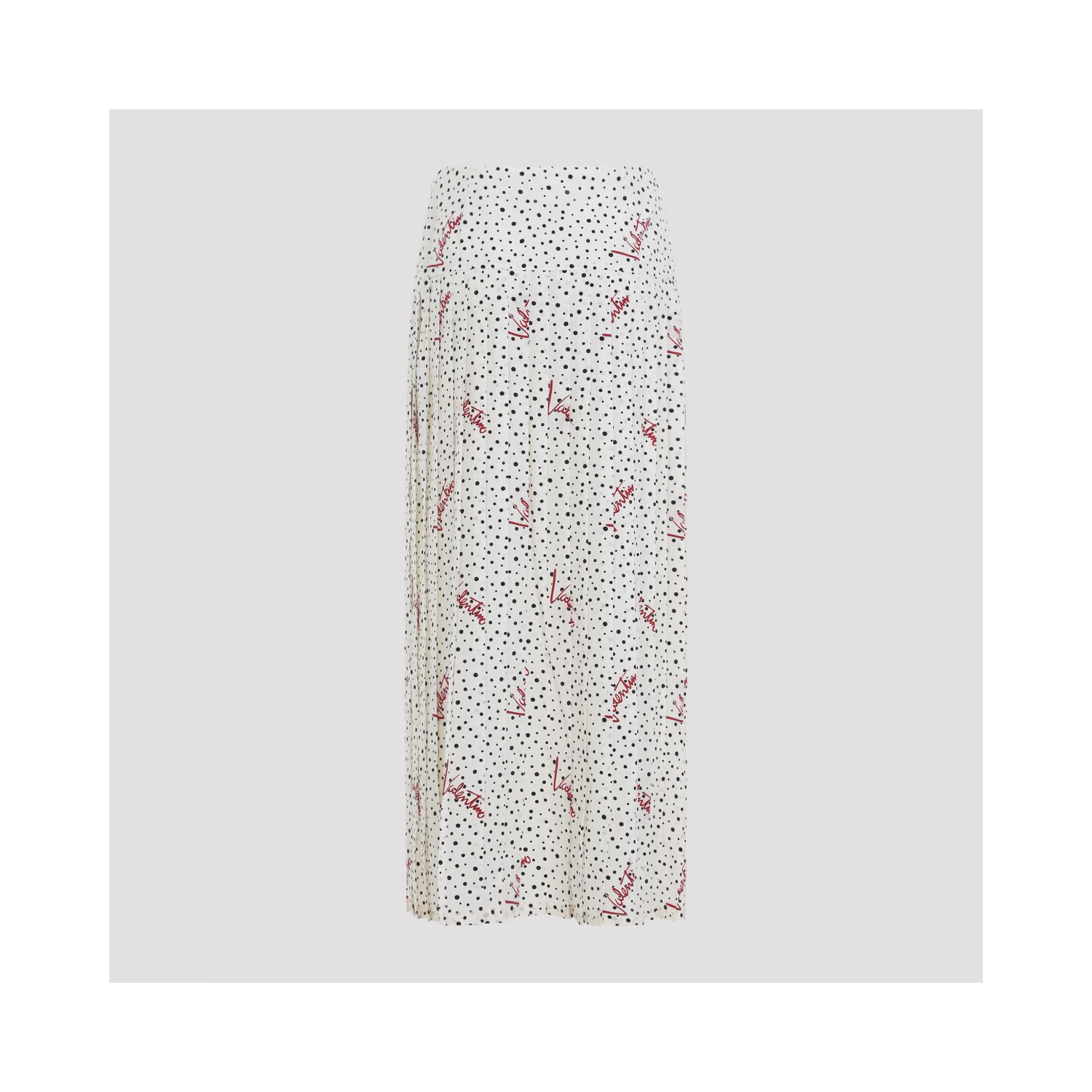 Valentino Plisse Bollicine Midi Skirt
