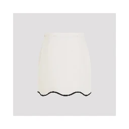 Valentino Crepe Couture Mini Skirt