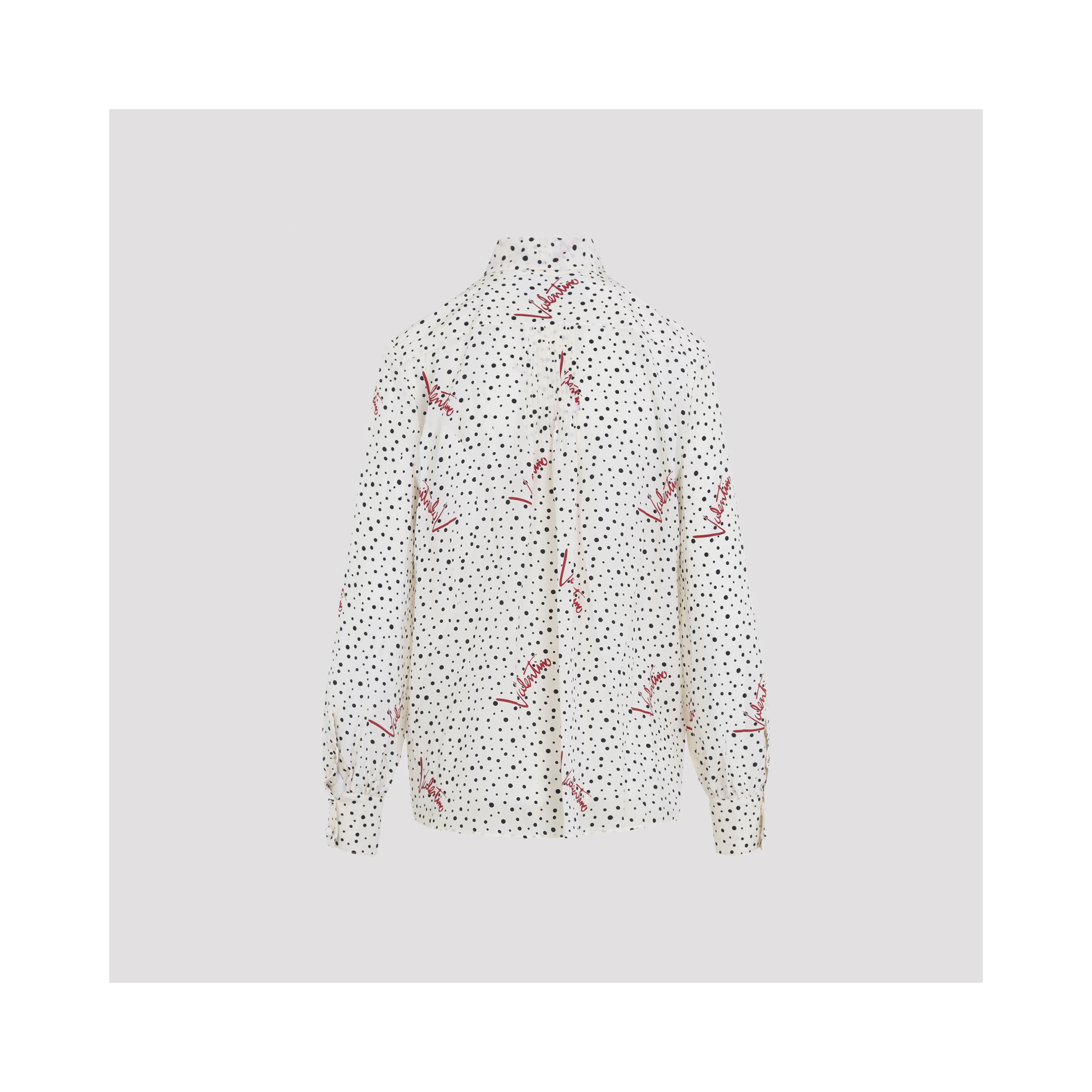 Valentino Bollicine Crepe Shirt