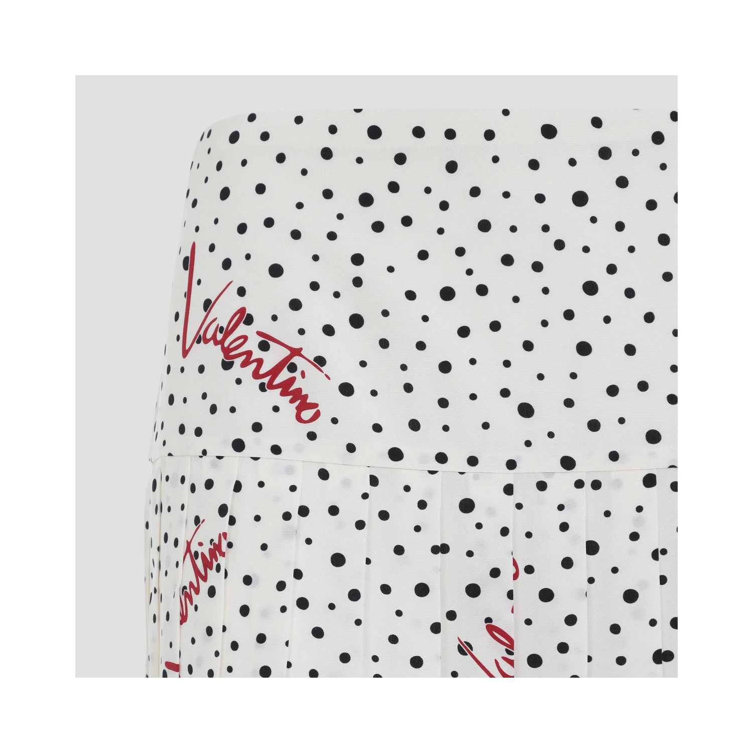 Valentino Plisse Bollicine Midi Skirt