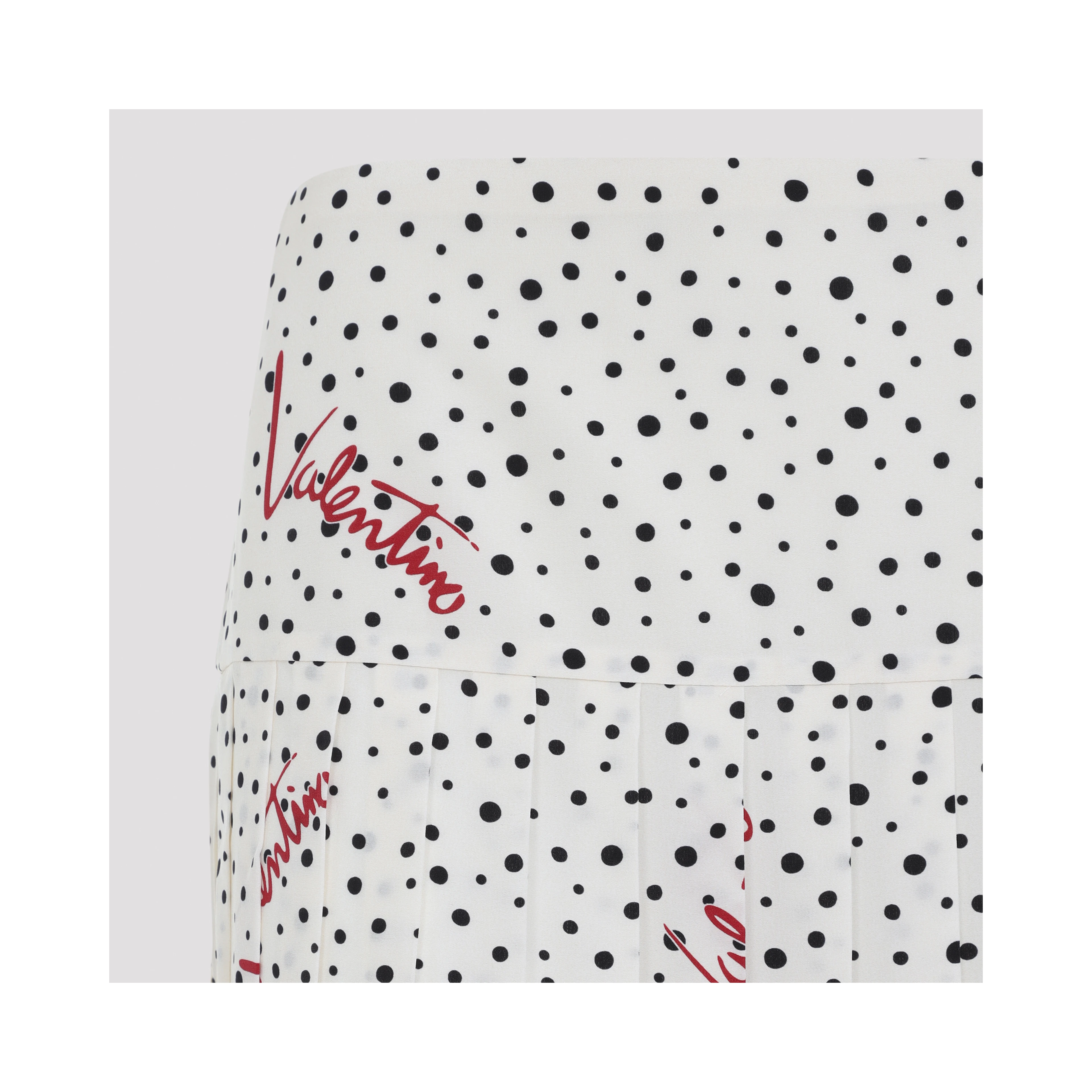 Valentino Plisse Bollicine Midi Skirt