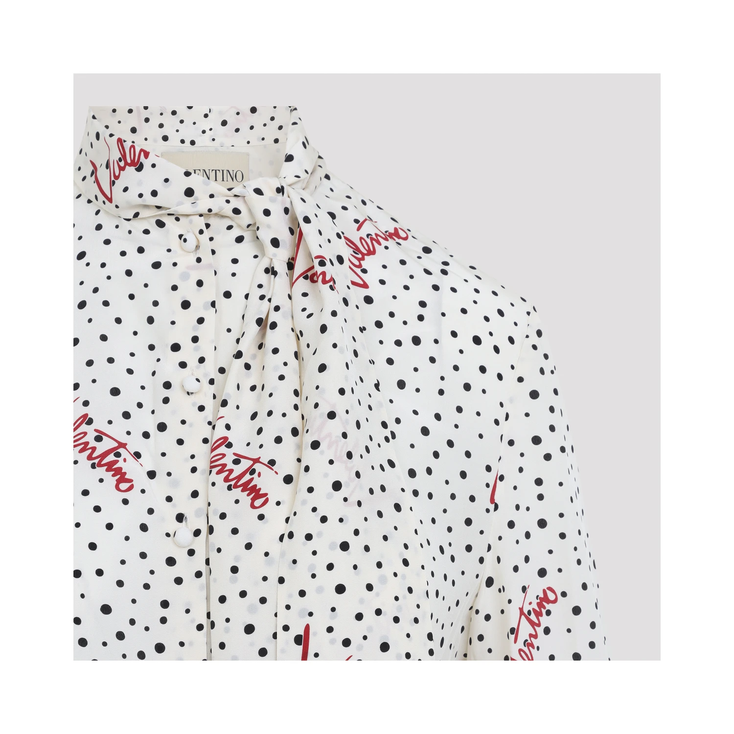 Valentino Bollicine Crepe Shirt
