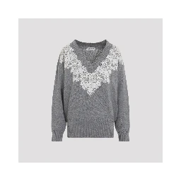 Alberta Ferretti V Neck Sweater