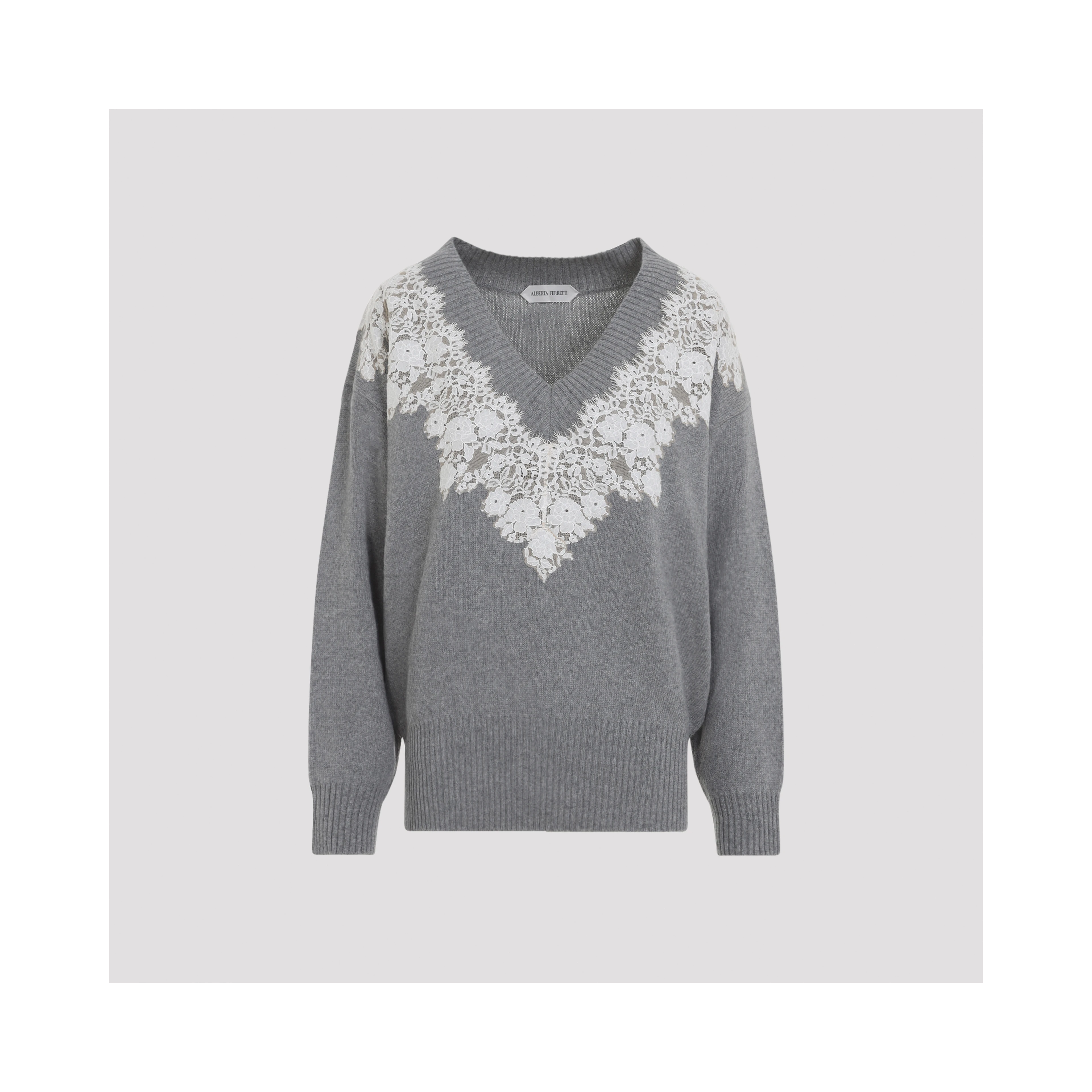 Alberta Ferretti V Neck Sweater