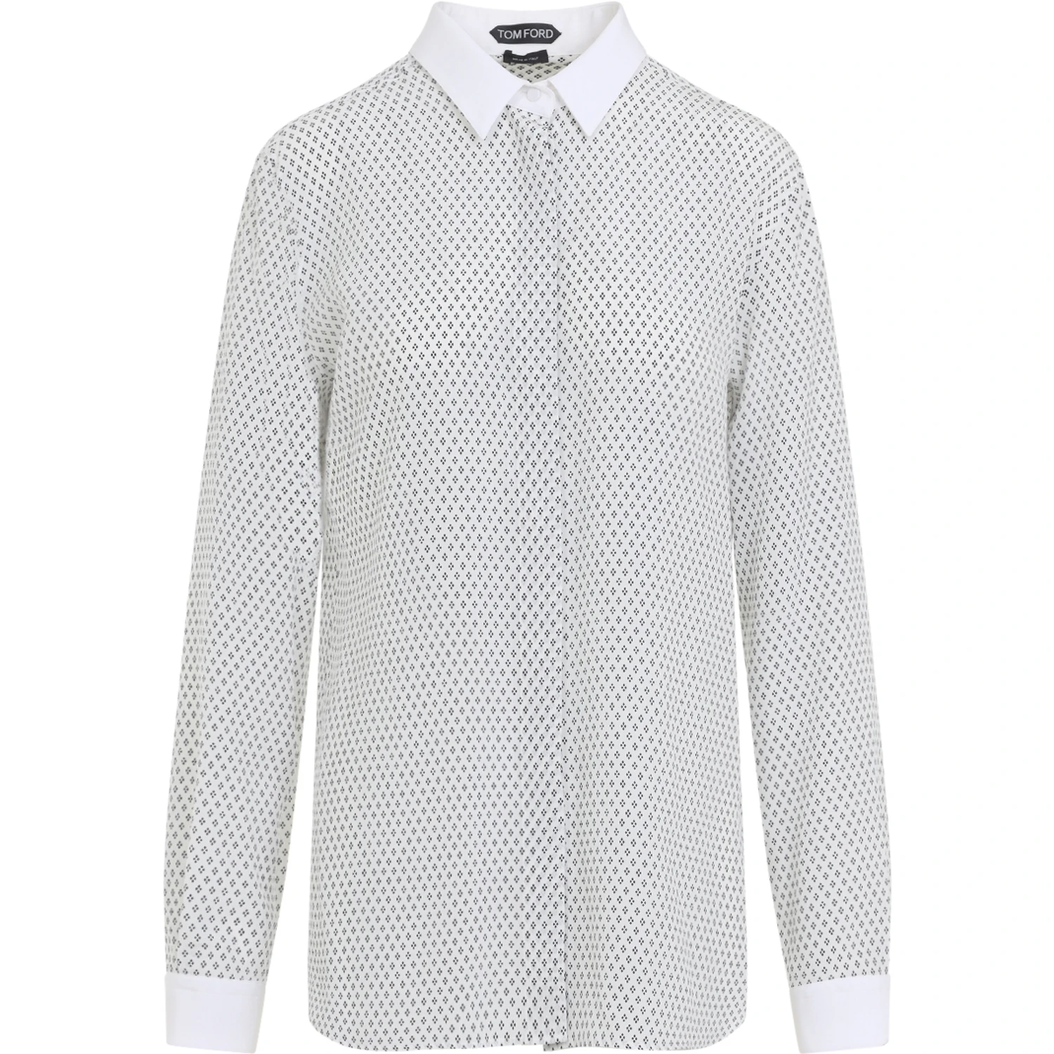 Tom Ford Multi Argyle Printed Silk Shirt