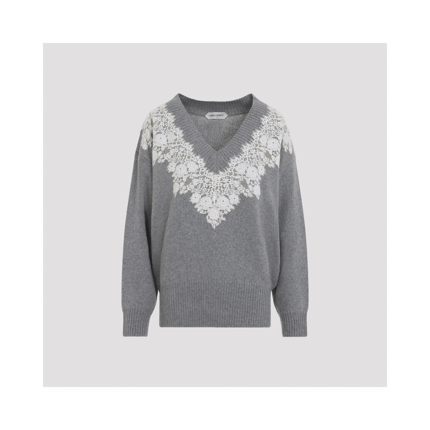 Alberta Ferretti V Neck Sweater