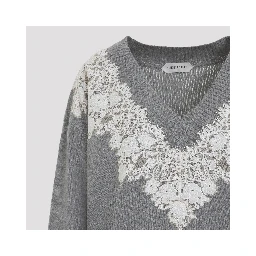 Alberta Ferretti V Neck Sweater