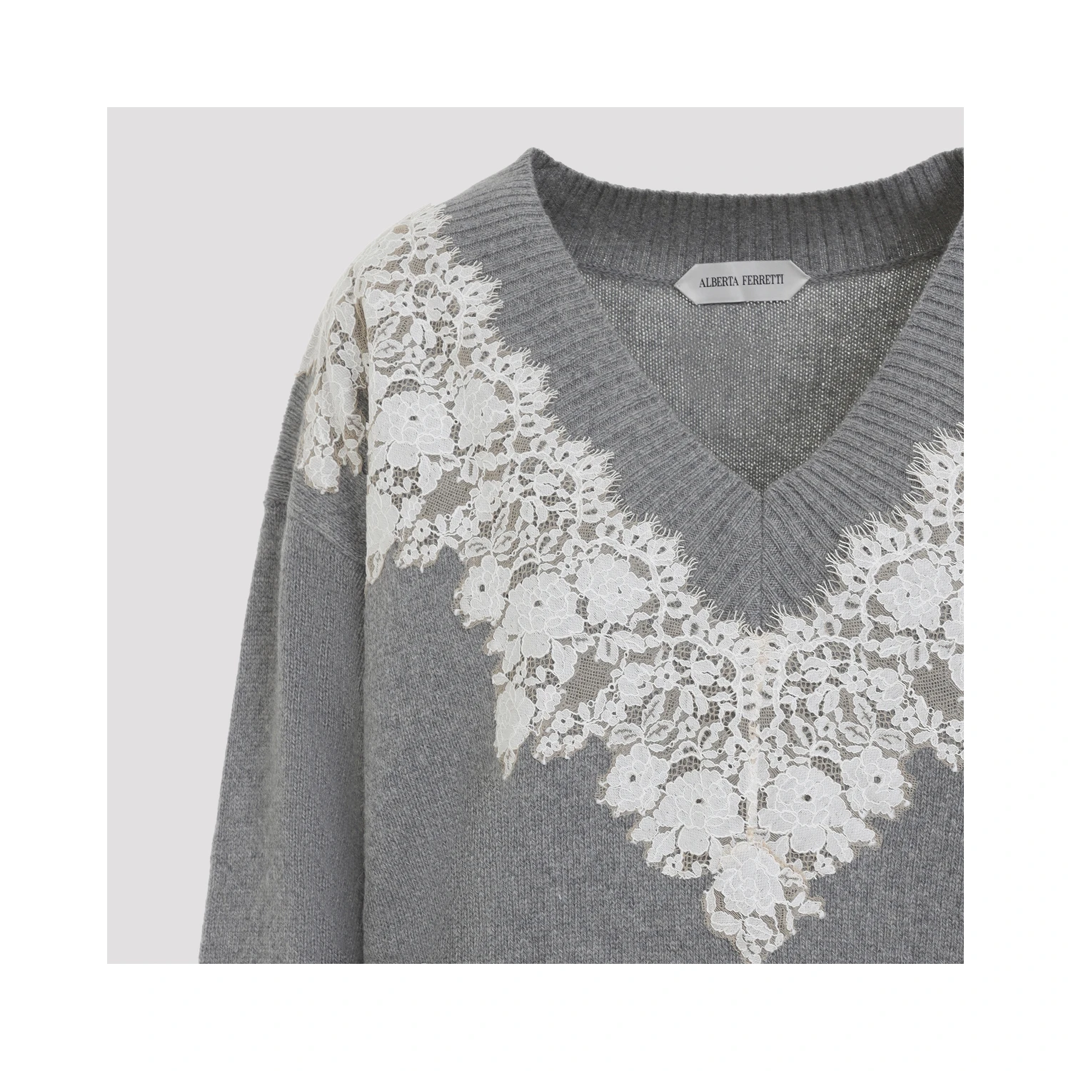 Alberta Ferretti V Neck Sweater
