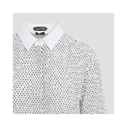 Tom Ford Multi Argyle Printed Silk Shirt