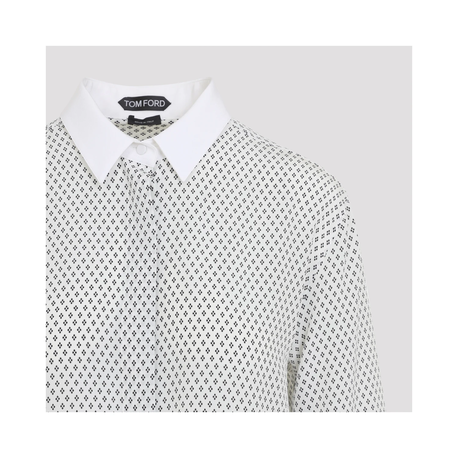 Tom Ford Multi Argyle Printed Silk Shirt