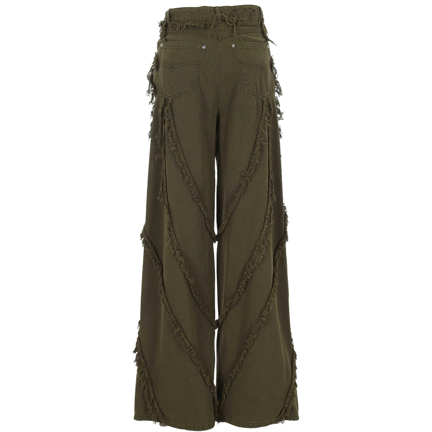 Blumarine Trousers Bronze green