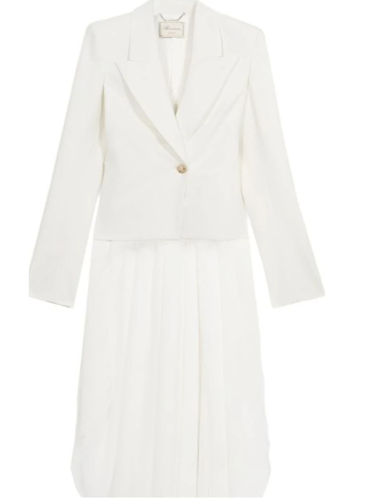 Blumarine Jackets White pearl alternative