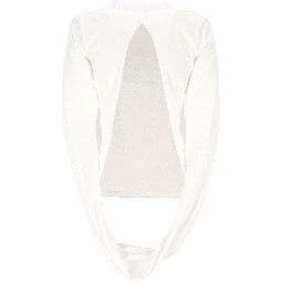 MUGLER Top Off White