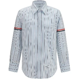 Blue Cotton Dress Shirt