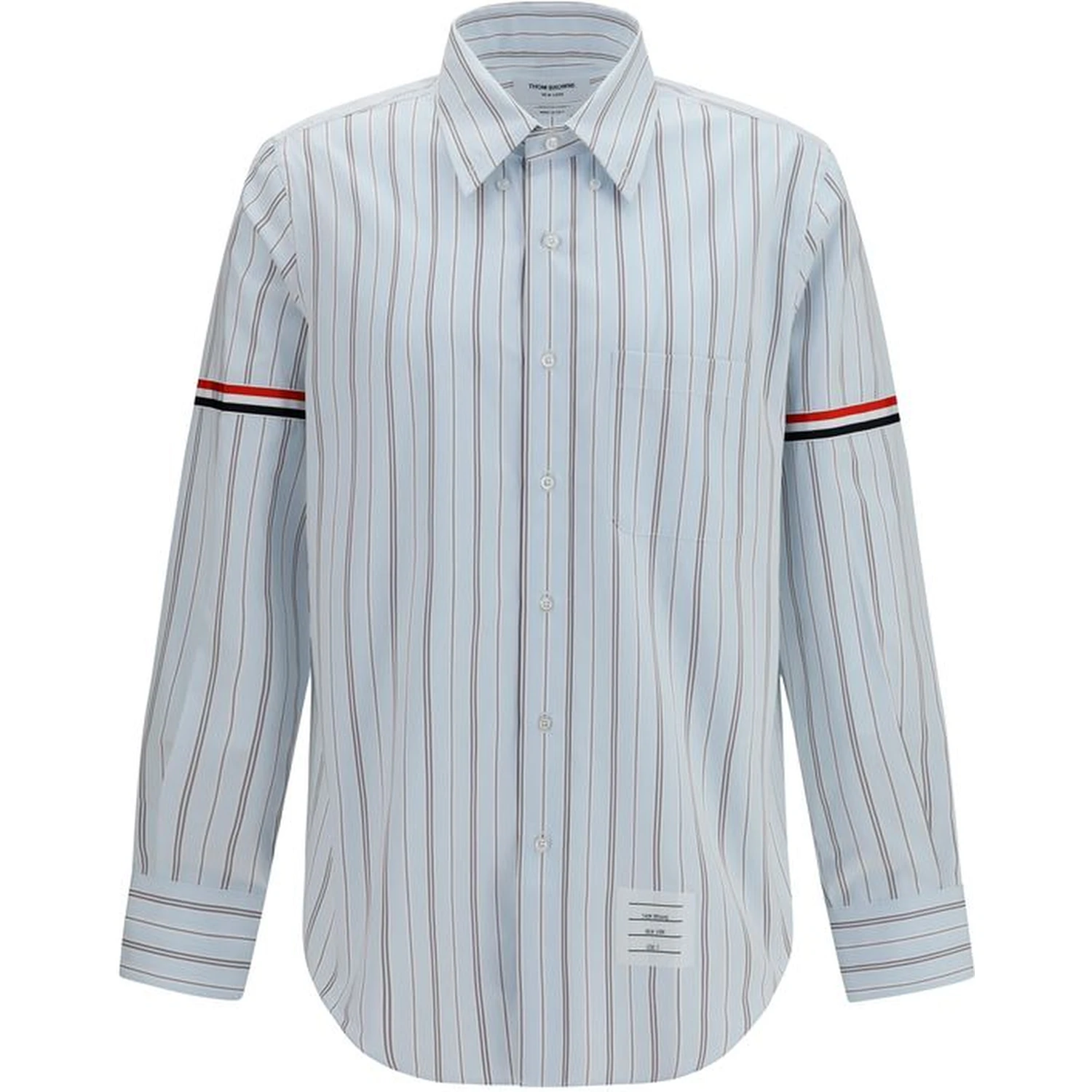 Blue Cotton Dress Shirt