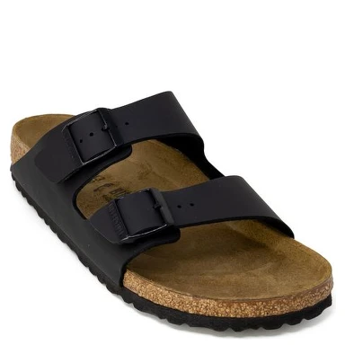 Black Synthetic Slippers