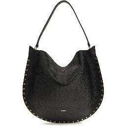 Black Calf Leather Bos Taurus Shoulder Bag