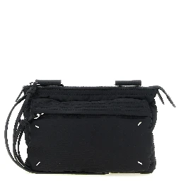 Black Polyamide Crossbody Bag