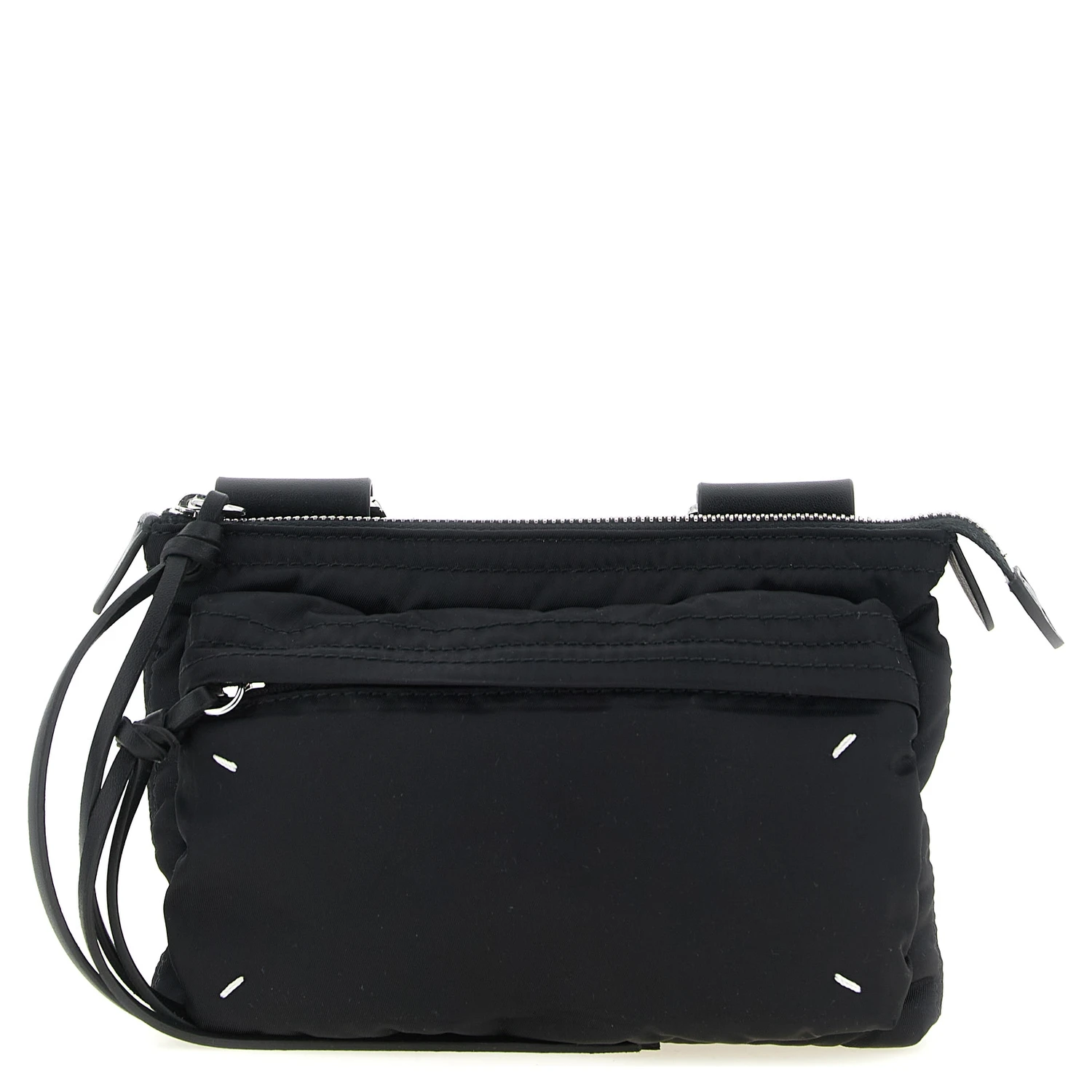 Black Polyamide Crossbody Bag