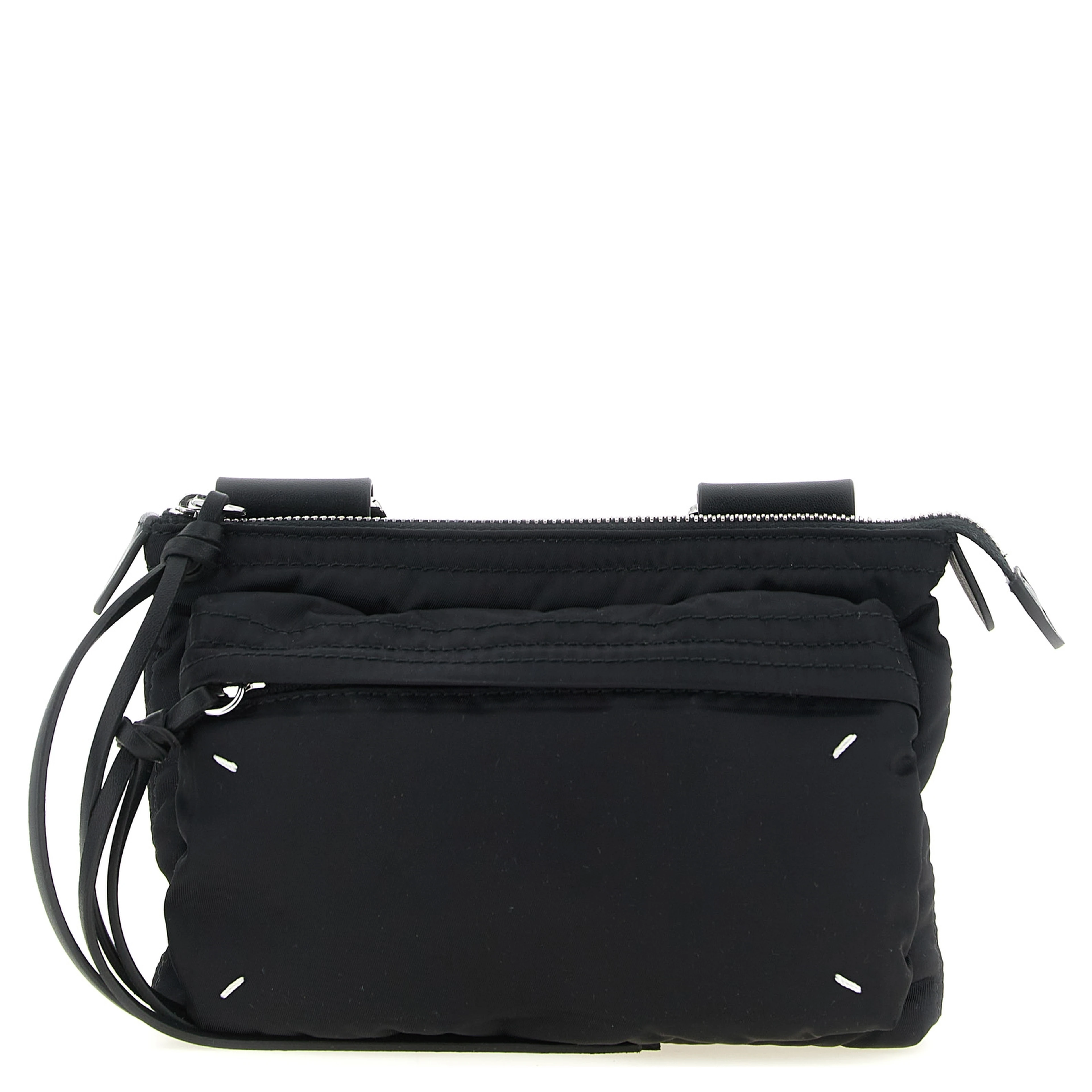 Black Polyamide Crossbody Bag