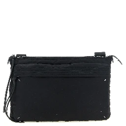 Black Polyamide Crossbody Bag