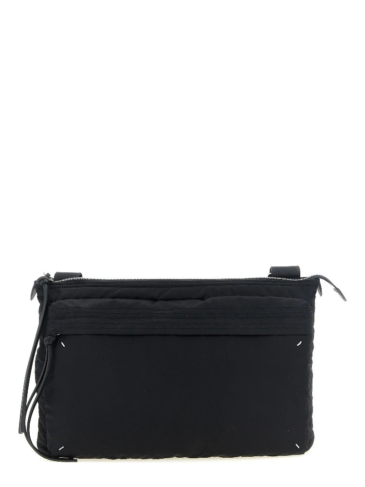 Black Polyamide Crossbody Bag