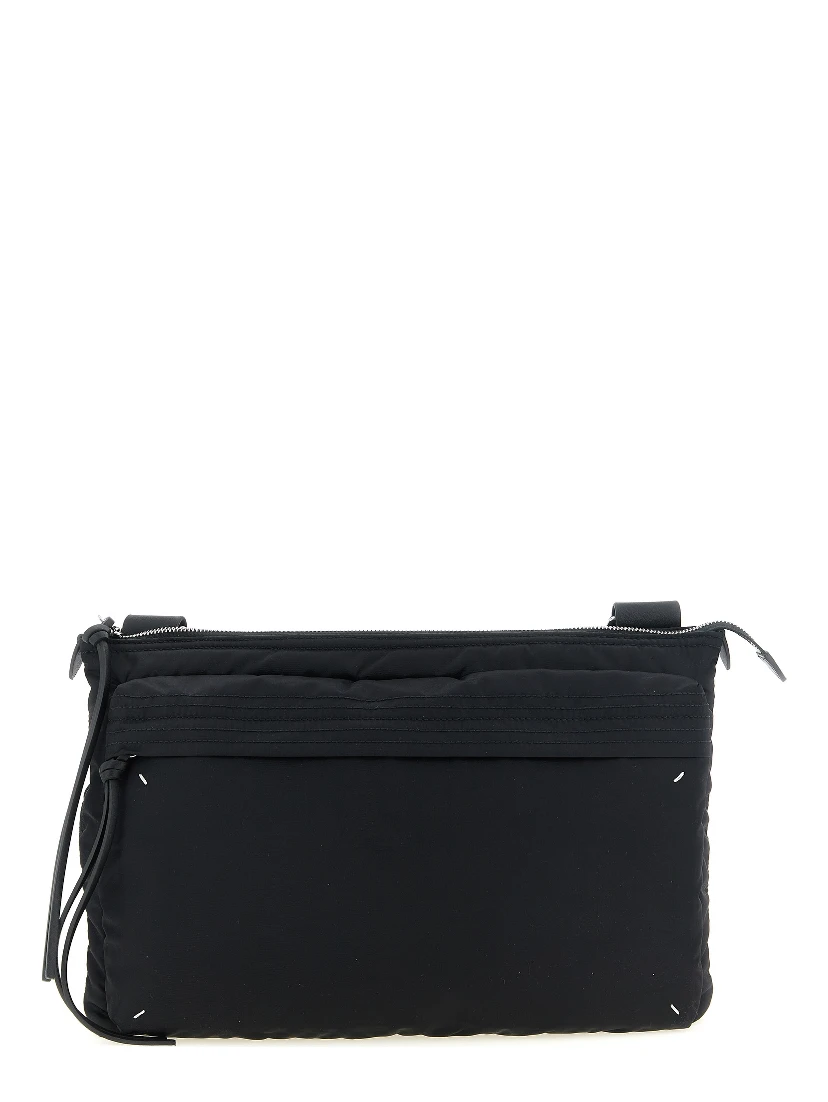 Black Polyamide Crossbody Bag