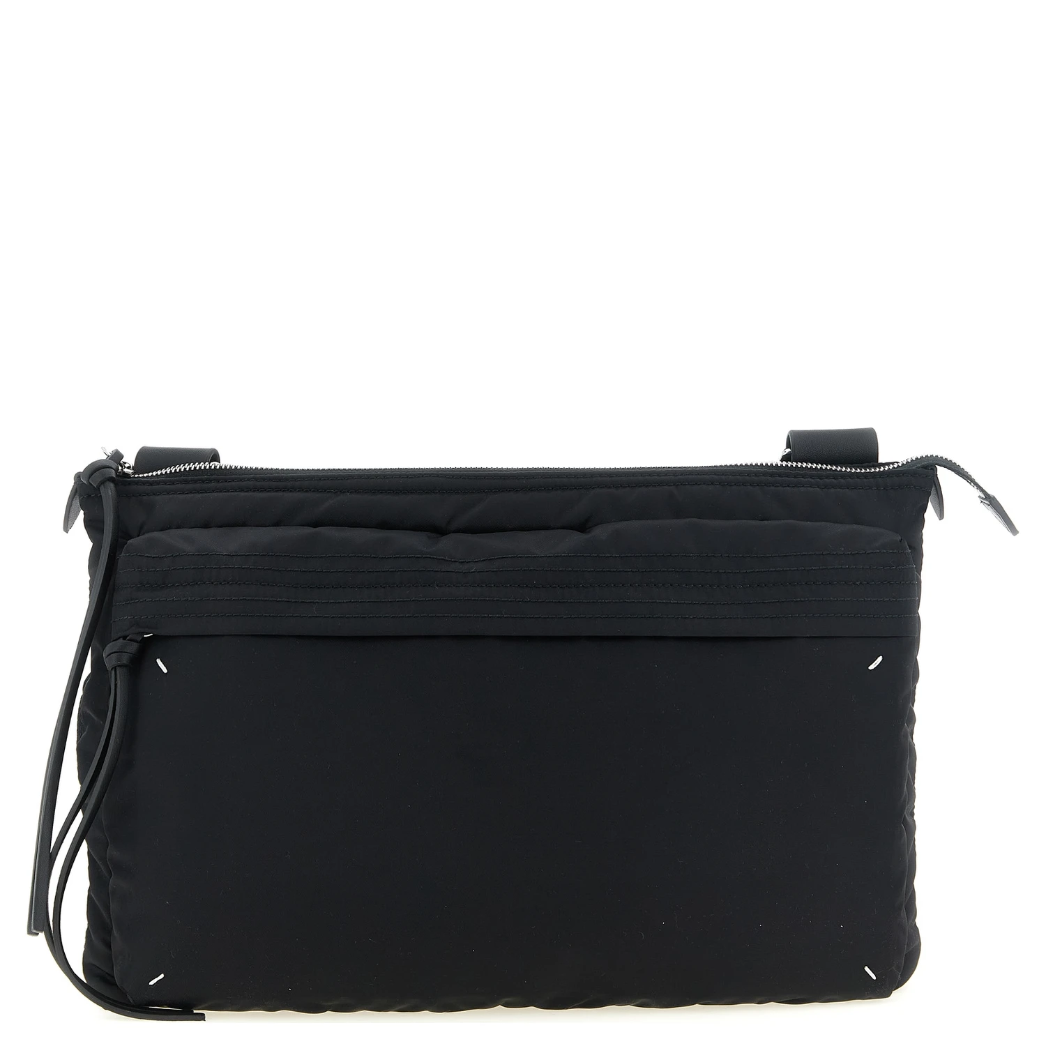 Black Polyamide Crossbody Bag
