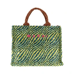 Multicolor Polyamide Handbag