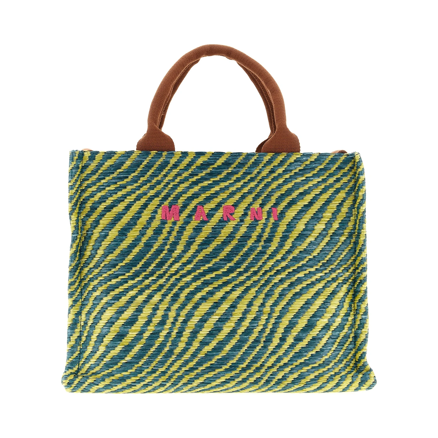 Multicolor Polyamide Handbag