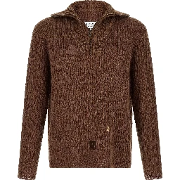 Brown Linen Cardigan